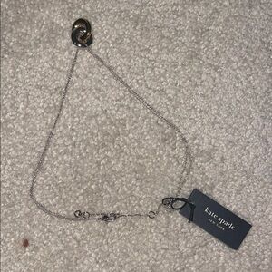 Kate Spade Black and Gold Chain Necklace